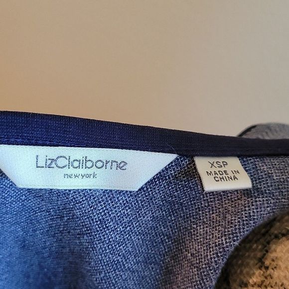 Liz Claiborne color block size XS. Zipper  in back - Picture 5 of 5